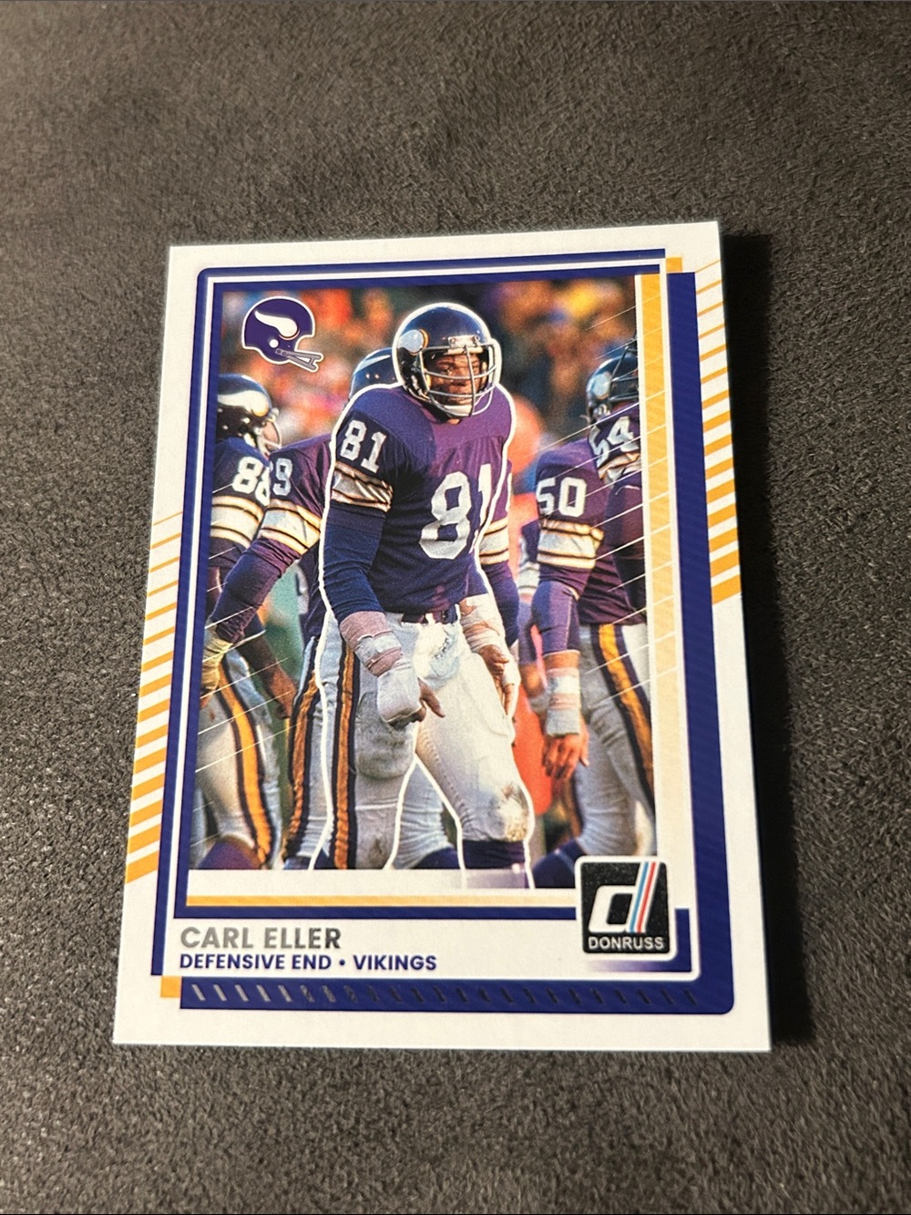 Panini Carl Eller Vikings Card - Purple & White